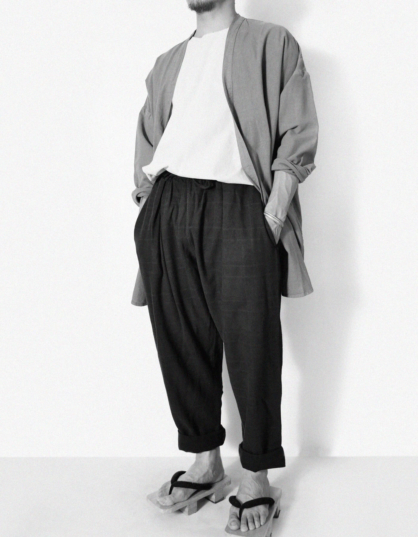 Prospective Flow KARUSAN パンツ ナチュラル M KARUSAN - WOOL - NATURAL | Prospective Flow | Japanese Fashion for